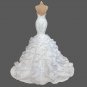 Custom Couture Bling Lace/Tulle Organza Mermaid Wedding Gown All Sizes/Colors