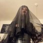 Lace Trim Mantilla Style Wedding Veil All Colors
