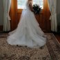 Custom Lace Applique/Organza A Line Summer Wedding Gown All Sizes/Colors