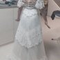 Custom Vintage Boho Lace/Tulle A Line Wedding Gown All Sizes/Colors