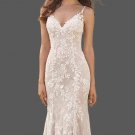 Custom Lace Applique Mermaid Wedding Gown All Sizes/Colors