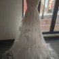 Custom Vintage Modern A Line Lace Applique/Tulle Wedding Gown All Sizes/Colors