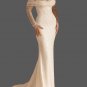 Custom Glittered Tulle Elegant Mermaid Wedding Gown All Sizes/Colors