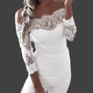 Custom lace & Spandex Bateau Neck Wedding Jumpsuit All Sizes/Colors