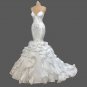 Custom Couture Bling Lace/Tulle Organza Mermaid Wedding Gown All Sizes/Colors