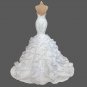Custom Couture Bling Lace/Tulle Organza Mermaid Wedding Gown All Sizes/Colors
