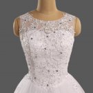 Custom Bling Accent Lace/Tulle Princess A Line Wedding Gown All Sizes