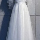 Custom Sparkle Tulle Organza A Line Wedding/Bridesmaid Gown All Sizes