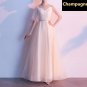 Custom Sparkle Tulle Organza A Line Wedding/Bridesmaid Gown All Sizes