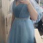 Custom Sparkle Tulle Organza A Line Wedding/Bridesmaid Gown All Sizes
