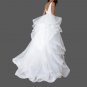 Custom Beaded Sequin Sheath Detachable Train Wedding Gown All Sizes/Colors