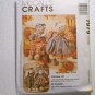 Stuffed Bunny Couple w Clothes Toys McCalls Pattern 7979 Cut