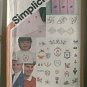 Embroidery Transfers 6 Alphabets 24 Motifs Simplicity Pattern 5171 1 pc Cut