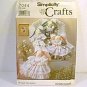 Stuffed Decorative Angel Bunnies & Clothes Simplicity Pattern 7044 Uncut