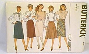 Misses Skirt Butterick Sewing Pattern 4618 Sz 6 8 10 Uncut