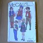 Childs Vest Skirt Pants Knickers Apliques McCalls Sewing Pattern 7756 Sz 6 Uncut