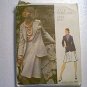 Anne Klein Vogue Americana Misses Suit Jacket Skirt Sewing Pattern 2825 Sz 14