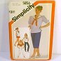 Pullover Tops Nautical Pants 3 Lengths Simplicity Sewing Pattern 5856 Sz 11/12 Jr T Uncut