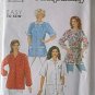 Misses Loose Tunics Smock & Tie Belt Simplicity Sewing Pattern 7066 Sz A Pt - XL Uncut