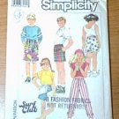 Surf Club Boys Girls Easy to Sew Surfers 3 Lengths Simplicity Sewing Pattern 7531 Sz Med Cut