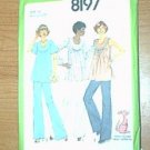 Maternity Top Pants Misses Baby Toy Kangaroo Simplicity Sewing Pattern 8197 Sz 14 MaternityUncut
