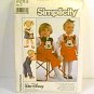 Toddler Disney Jumper Overalls Bag Wax Transfers Simplicity Sewing Pattern 8263 Sz 2 Uncut