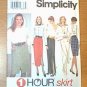 One Hour Skirt Misses Set of Skirts Simplicity Sewing Pattern 8747 Sz XS S Med Uncut