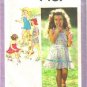 Child 2 Pc Dress 2 Pc Playsuit Simplicity Sewing Pattern 9407 Sz 4 Child Cut