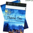 Boutique Thank You Poly Mailers Shipping Envelopes Bags 100 pcs 10x13