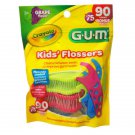 2 GUM Crayola Kids Children Fruit Grape Flavor Dental Flossers 90 count 180pcs