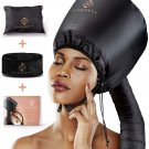 Hood Hair Dryer Attachment Headband Reduces Heat Soft Bonnet Salon Style
