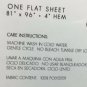 Riviera Collection Flat Full Bedding Sheet Only New 81x96x4&acirc;��
