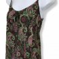 RDI Women Top Camisole Blouse Sleeves Adjustable Strap Wrinkle Free Size Small