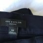 ANN TAYLOR Skinny Petite Pants Size 0 Rayon Navy Blue Casual
