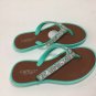 Capelli Girls Sandals Extra Cushion Green Size 12/13