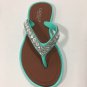 Capelli Girls Sandals Extra Cushion Green Size 12/13