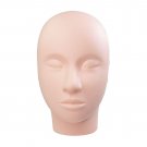 Eyelash Head Rubber Cosmetology Training Practice Makeup Flat Mannequin