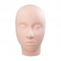 Eyelash Head Rubber Cosmetology Training Practice Makeup Flat Mannequin