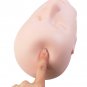 Eyelash Head Rubber Cosmetology Training Practice Makeup Flat Mannequin
