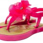 Bebe Hot Pink Girls Sandals, Size S (5/6) Flower