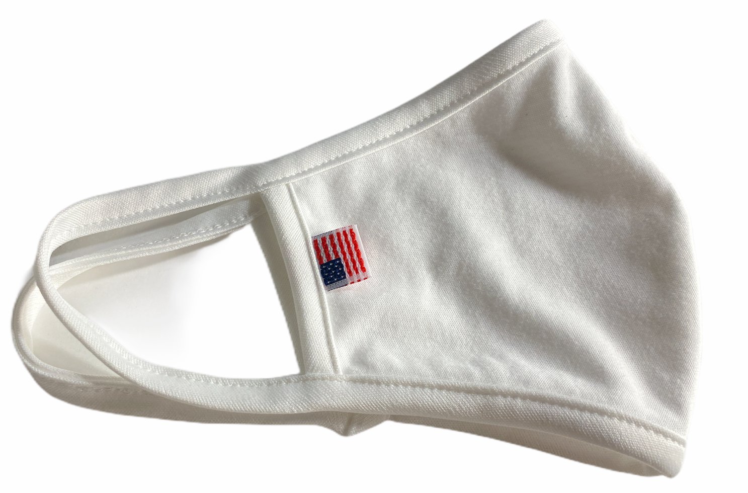 White Unisex Stretch Reusable Washable Face Facial Masks USA Made
