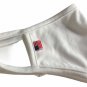 White Unisex Stretch Reusable Washable Face Facial Masks USA Made