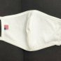 White Unisex Stretch Reusable Washable Face Facial Masks USA Made