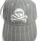 Kids Baseball Hat Gray - Skull