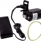 Sewing Machine Motor Kit with Foot Pedal And Belt 110 Volt 100 Watt Enduro