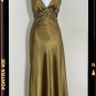 Dave & Johnny by Laura Ryner Maxi Olive Party Prom Dress Size 5/6 See PicFLAWS