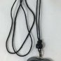 Charcoal HEMATITE Heart NECKLACE PENDANT