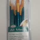 Royal Langnickel  Taklon Paint Brushes Arts Craft School Work Shop  10 piece