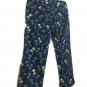 Vtg Black Palm Tree Pants Bamboo Traders Cotton Spandex 34x34â Size 10