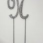 RHINESTONE Cake Toppers Small letter N